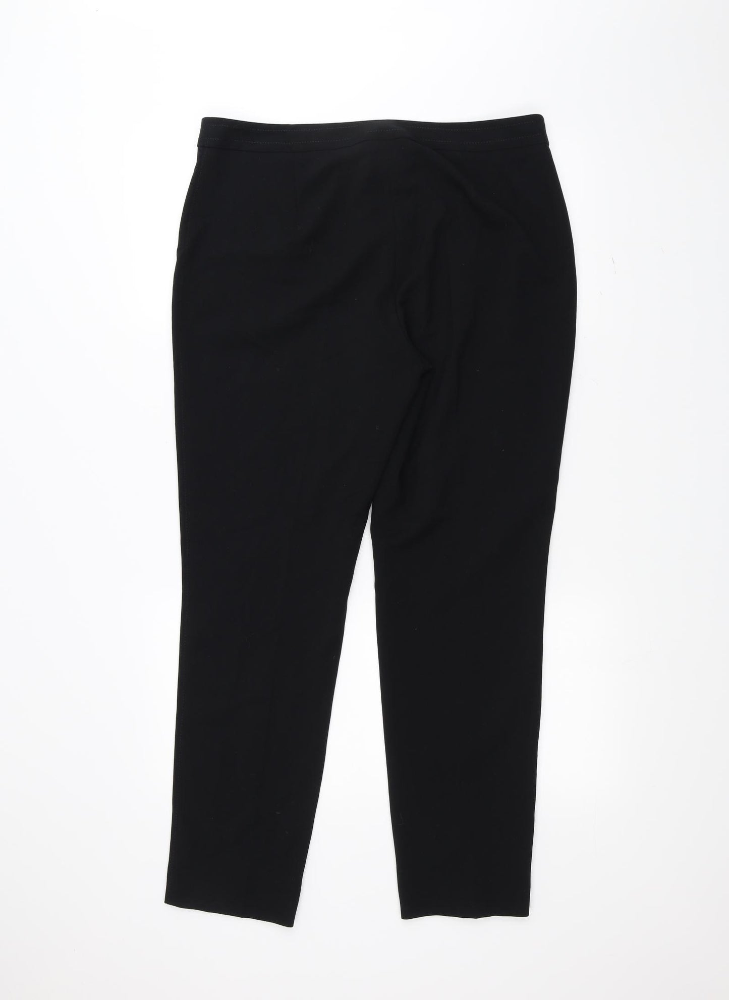 Marks and Spencer Womens Black   Trousers  Size 14 L28 in