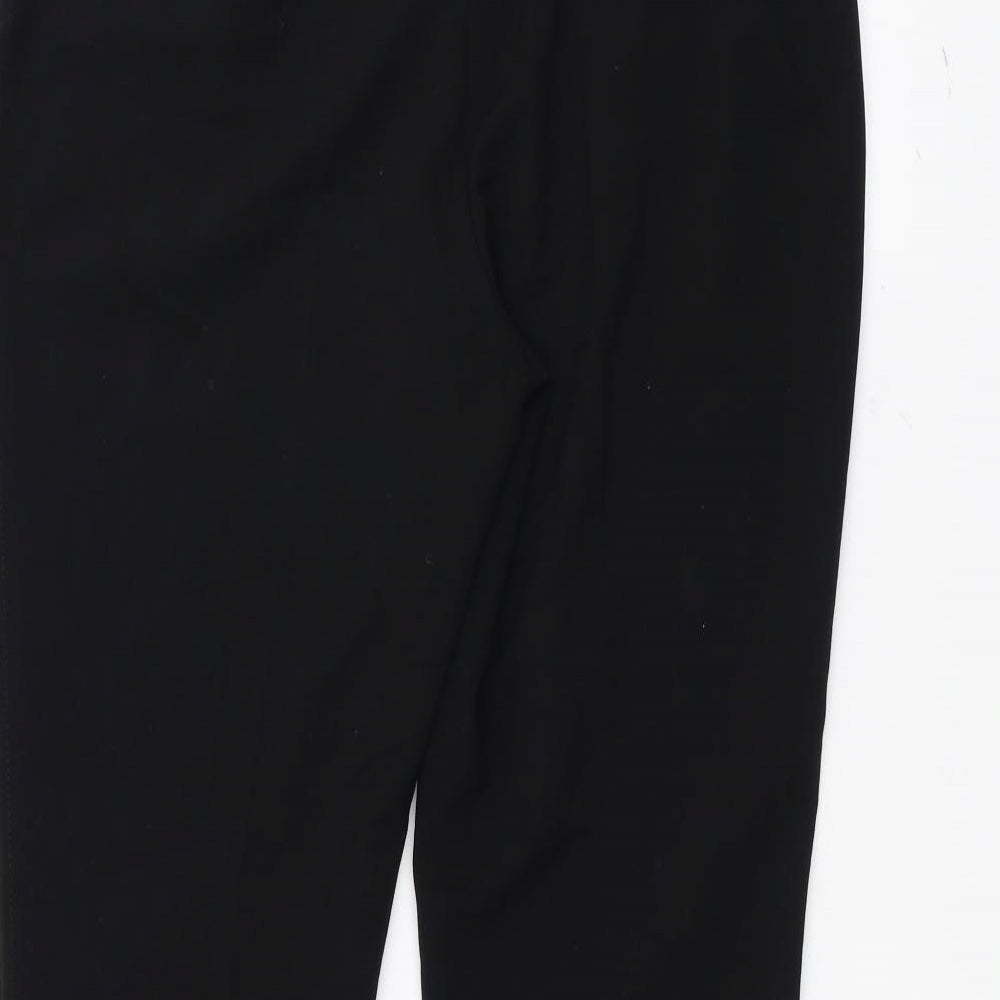 Marks and Spencer Womens Black   Trousers  Size 14 L28 in
