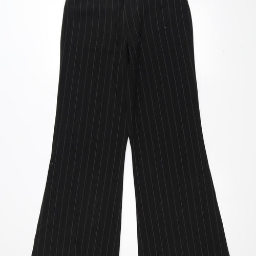 Atmosphere Womens Black Striped  Trousers  Size 10 L30 in