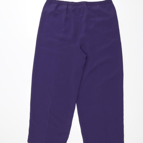 Soon Womens Purple   Trousers  Size 14 L26 in