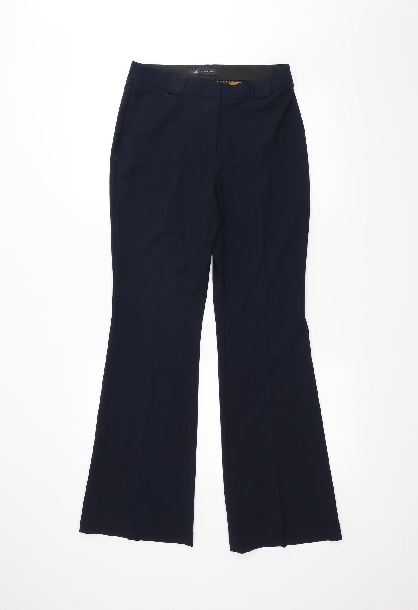 Marks and Spencer Womens Blue   Trousers  Size 8 L28 in