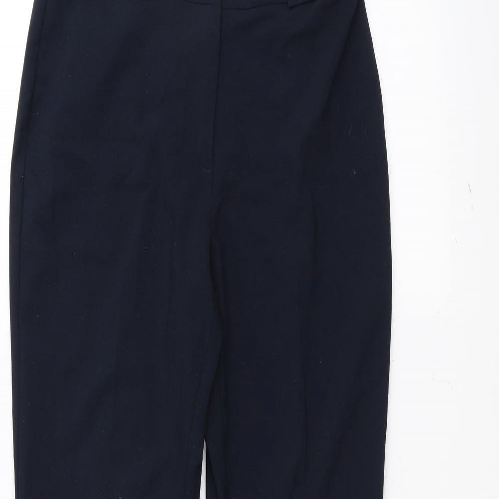 Marks and Spencer Womens Blue   Trousers  Size 8 L28 in