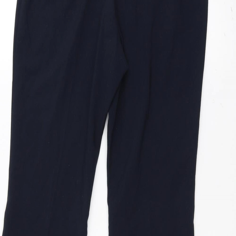 Marks and Spencer Womens Blue   Trousers  Size 8 L28 in