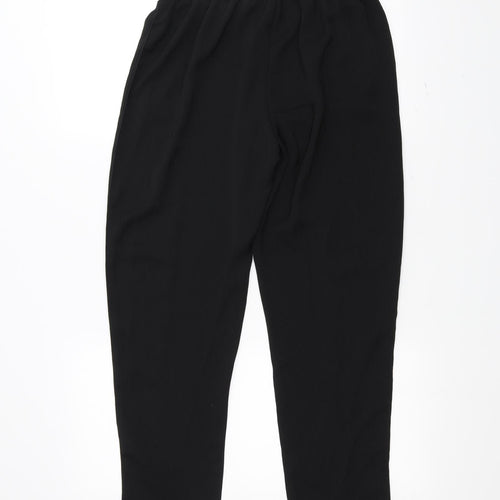 Boohoo Womens Black   Trousers  Size 10 L26 in