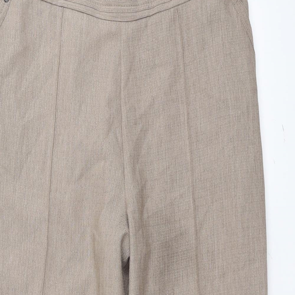 Marks and Spencer Womens Brown   Trousers  Size 18 L26 in