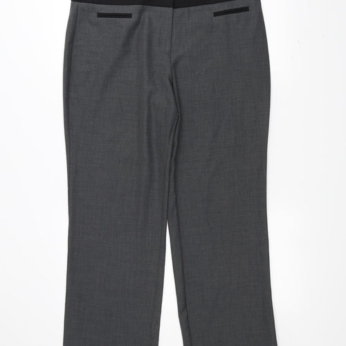 F&F Womens Grey   Trousers  Size 14 L27 in
