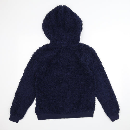 Love to Lounge Womens Blue   Full Zip Hoodie Size M