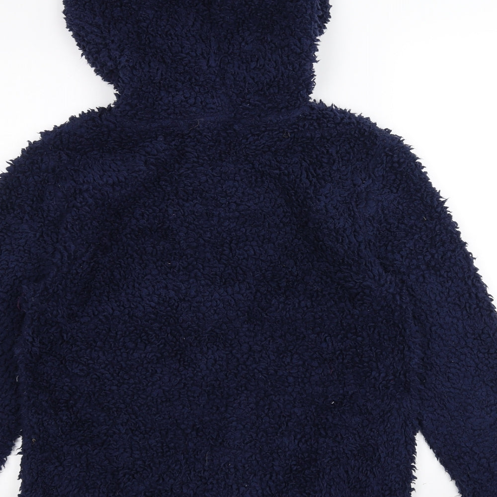 Love to Lounge Womens Blue   Full Zip Hoodie Size M