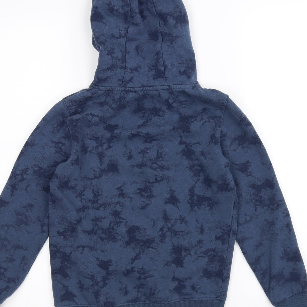 M&Co Boys Blue   Pullover Hoodie Size 8-9 Years