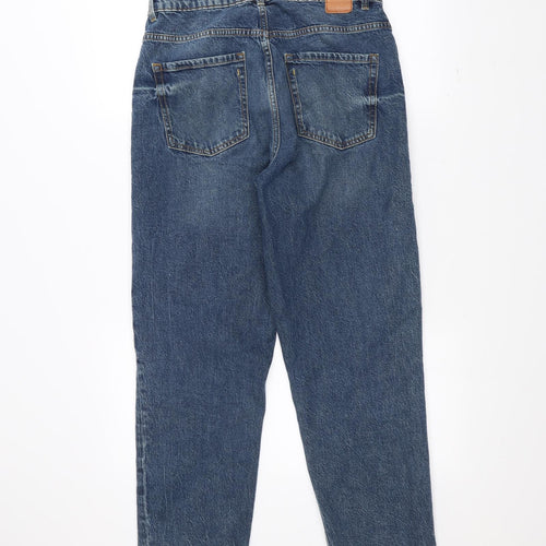 Marks and Spencer Womens Blue   Straight Jeans Size 14 L26 in