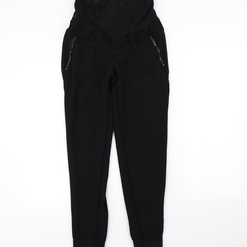 H&M Womens Black   Trousers  Size 10 L29 in