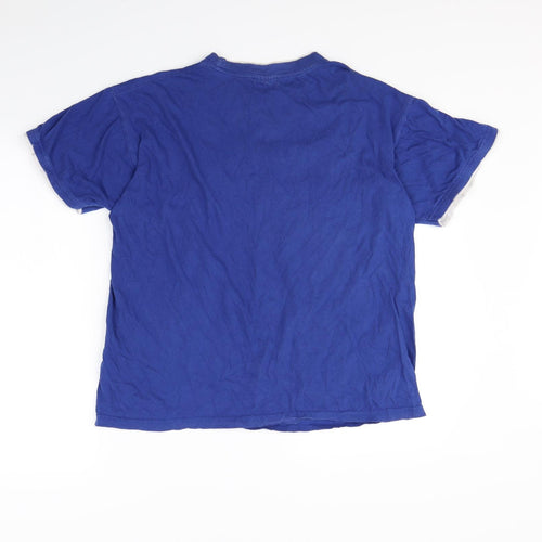Preworn Mens Blue    T-Shirt Size XL  - italia