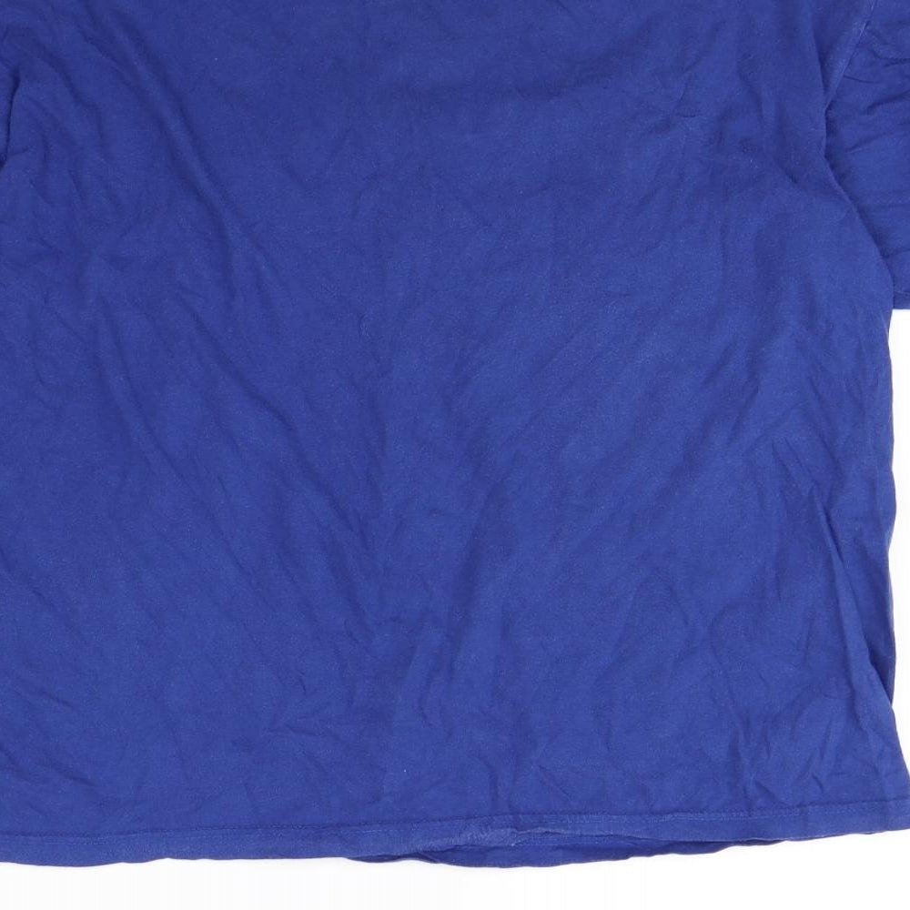 Preworn Mens Blue    T-Shirt Size XL  - italia
