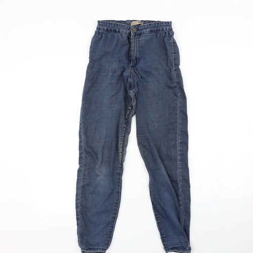 Denim & Co. Womens Blue   Straight Jeans Size 10 L27 in