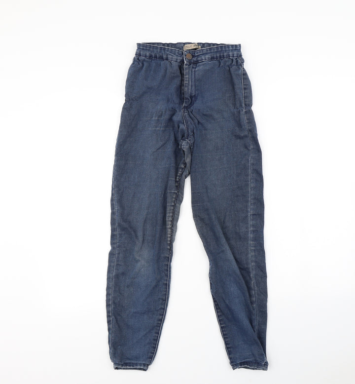 Denim & Co. Womens Blue   Straight Jeans Size 10 L27 in