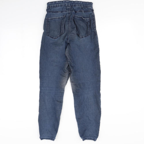 Denim & Co. Womens Blue   Straight Jeans Size 10 L27 in