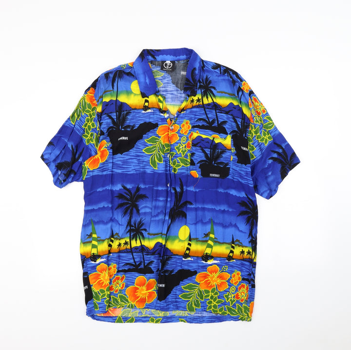 Gotcha Mens Blue    Button-Up Size S  - tenerife