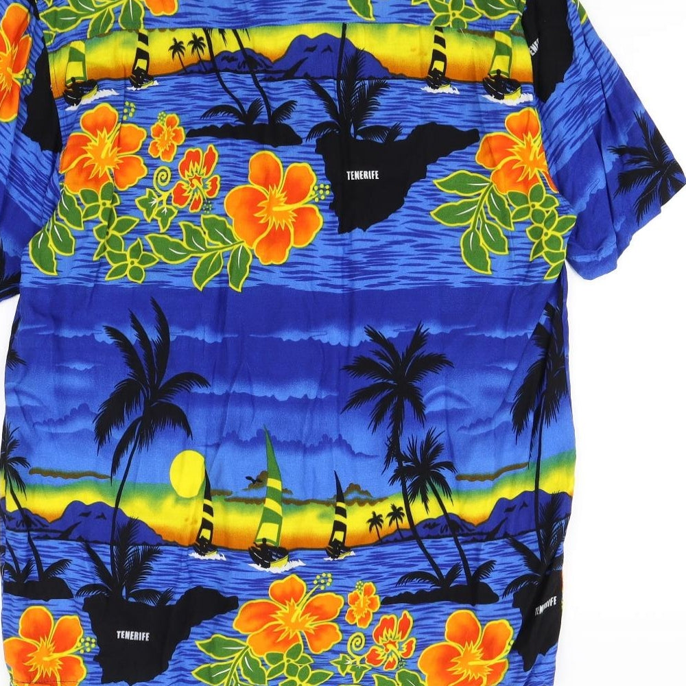 Gotcha Mens Blue    Button-Up Size S  - tenerife