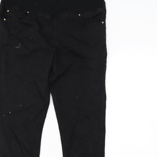 Preworn Womens Black   Skinny Jeans Size 14 L30 in