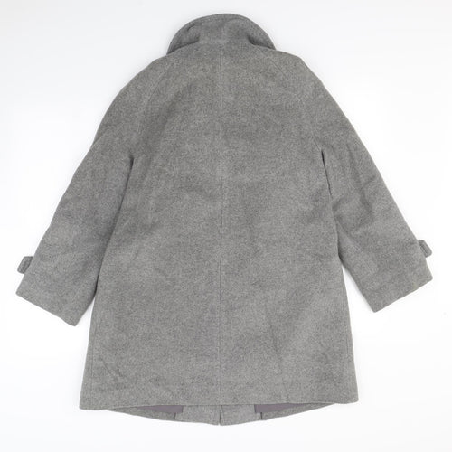 Noto Womens Grey   Overcoat Coat Size 14