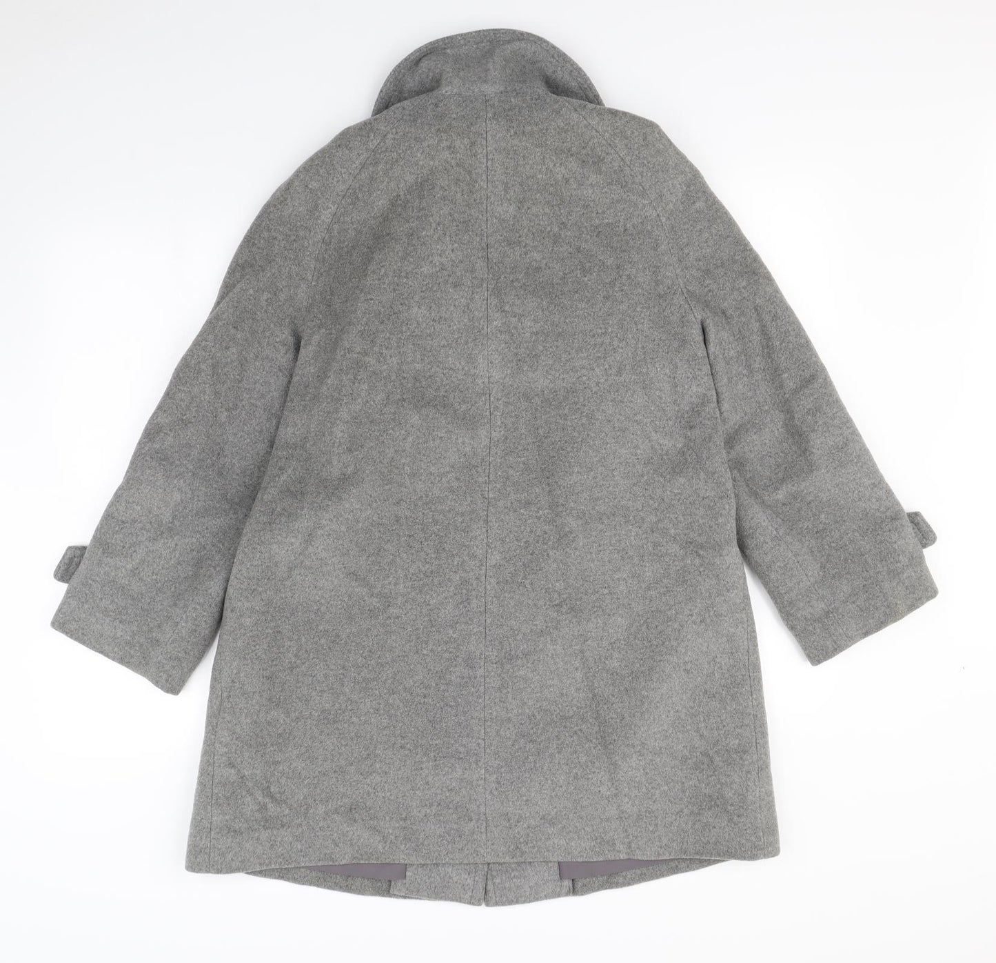 Noto Womens Grey   Overcoat Coat Size 14