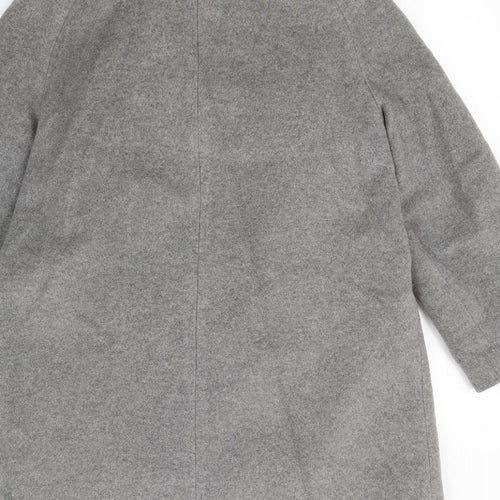 Noto Womens Grey   Overcoat Coat Size 14