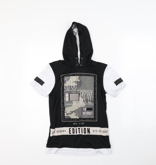 Front view of George boys’ black jumper, size 10, years