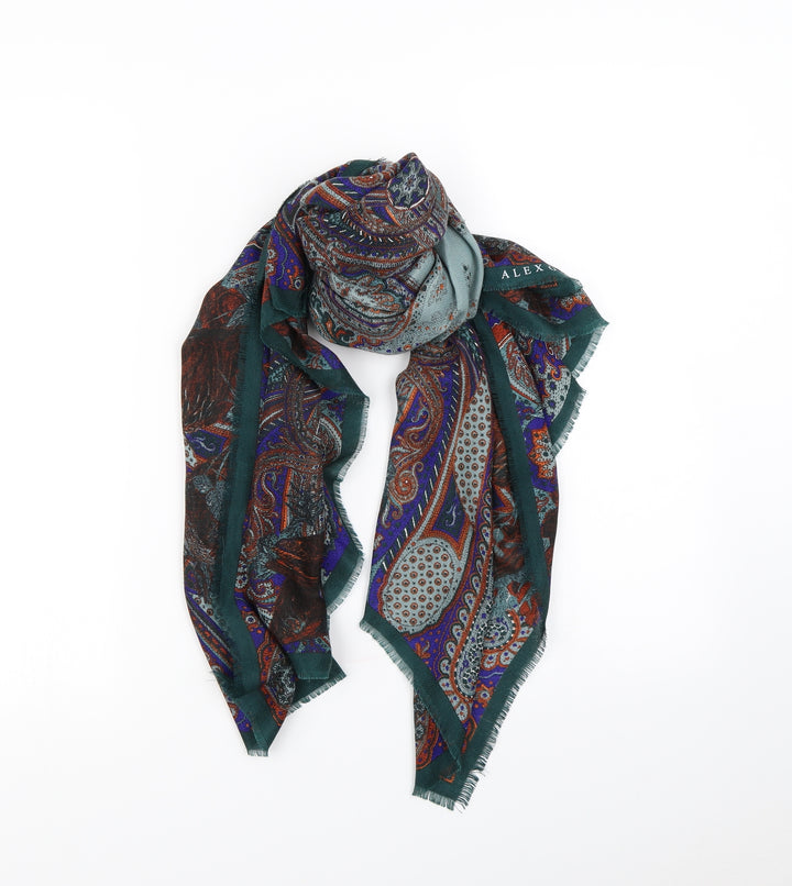 Preworn Womens Multicoloured Geometric Scarf