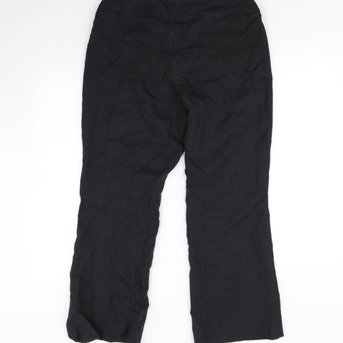 Debenhams Womens Black   Dress Pants Trousers Size 14 L27 in