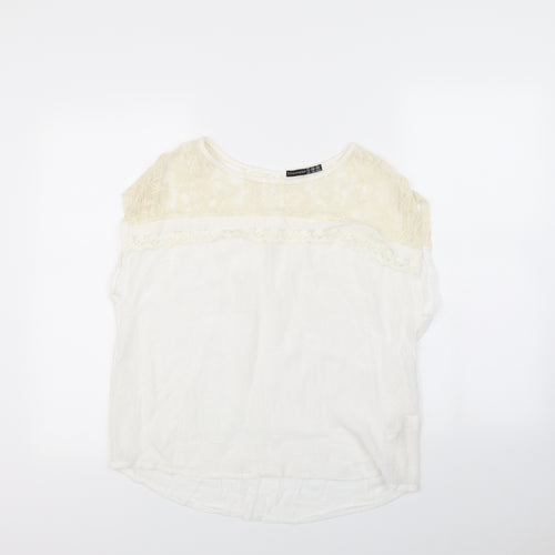 Atmosphere Womens White   Basic Blouse Size 12