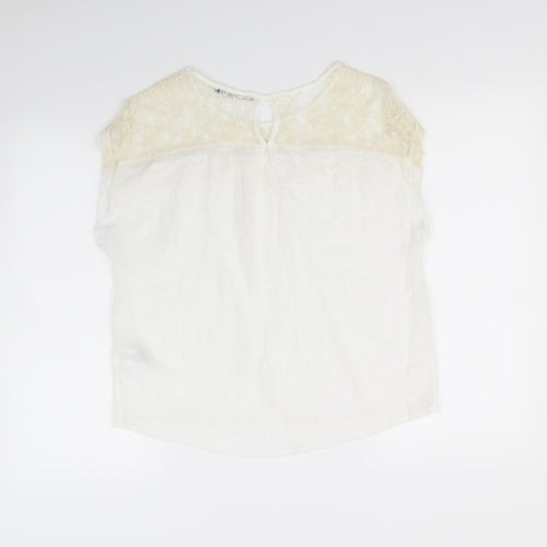 Atmosphere Womens White   Basic Blouse Size 12