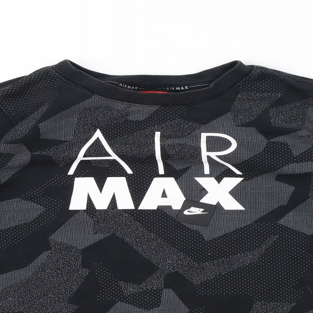 Nike Boys Black   Pullover Jumper Size 10 Years  - Nike Air