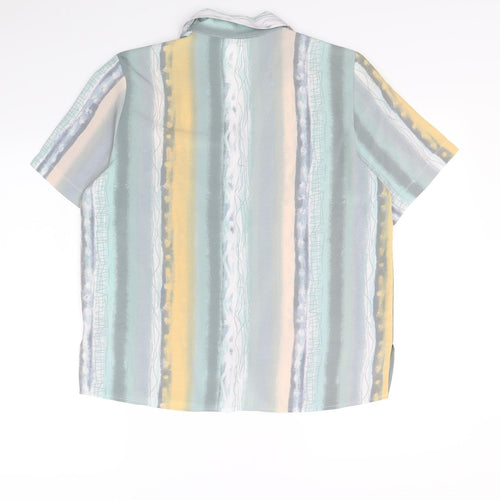 Berketex Womens Multicoloured Striped  Basic Button-Up Size 14