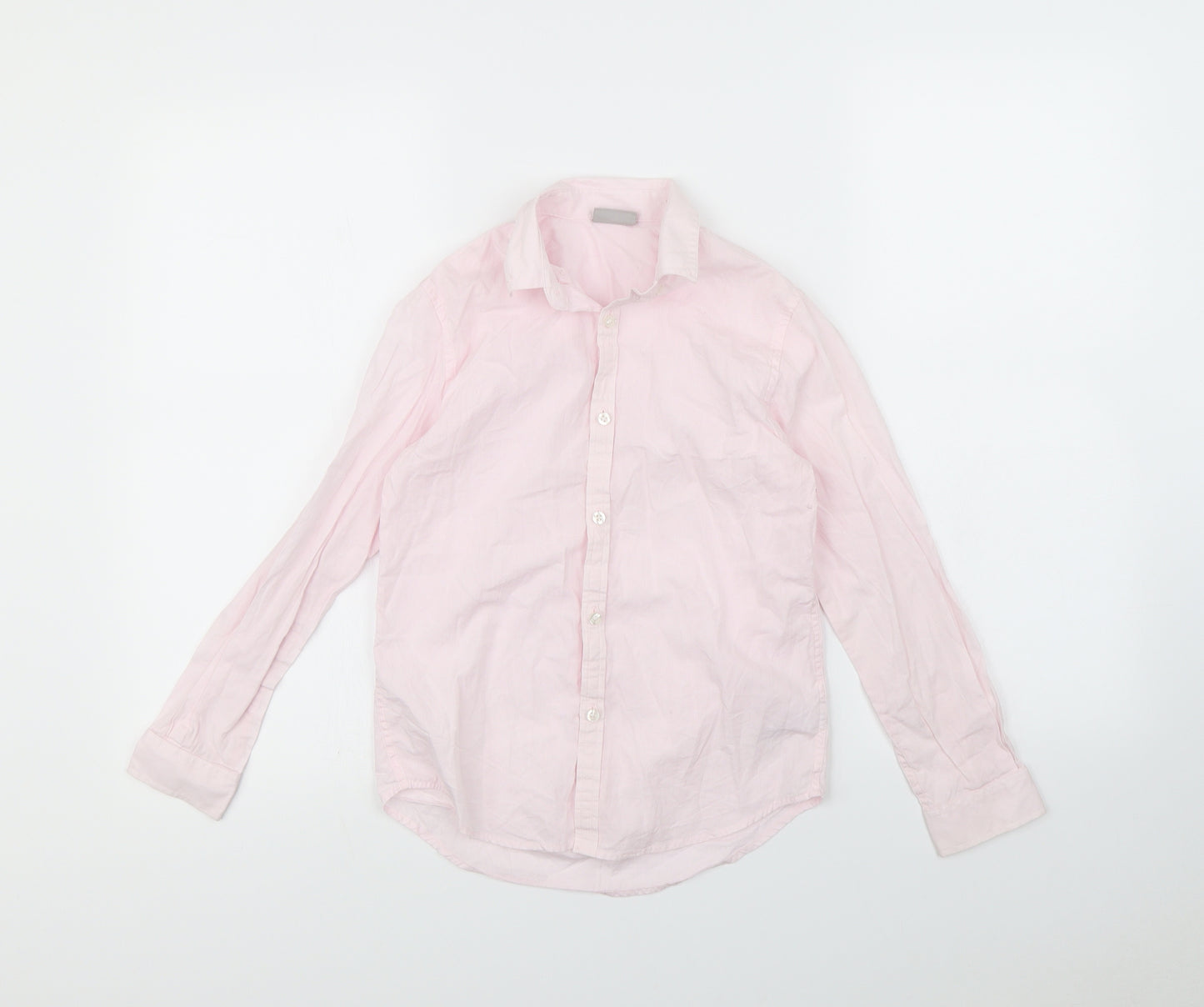NEXT Boys Pink   Basic Button-Up Size 9 Years
