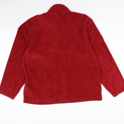 F&F Mens Red   Henley Jumper Size XL