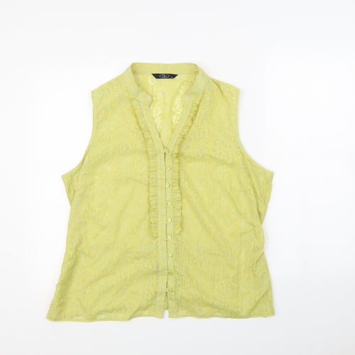 BM Womens Green   Basic Blouse Size 18