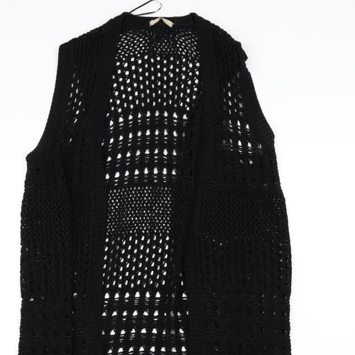 TU Womens Black   Cardigan Jumper Size L