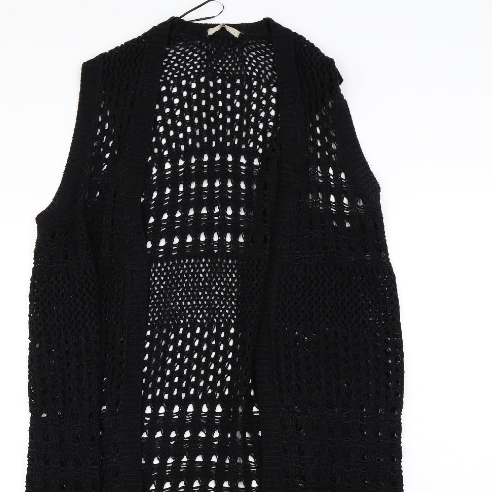 TU Womens Black   Cardigan Jumper Size L