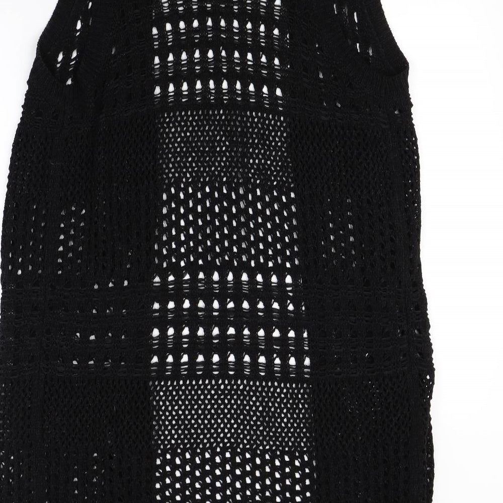 TU Womens Black   Cardigan Jumper Size L