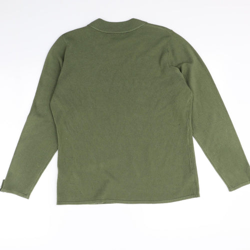 love knitwear Womens Green   Pullover Jumper Size 14