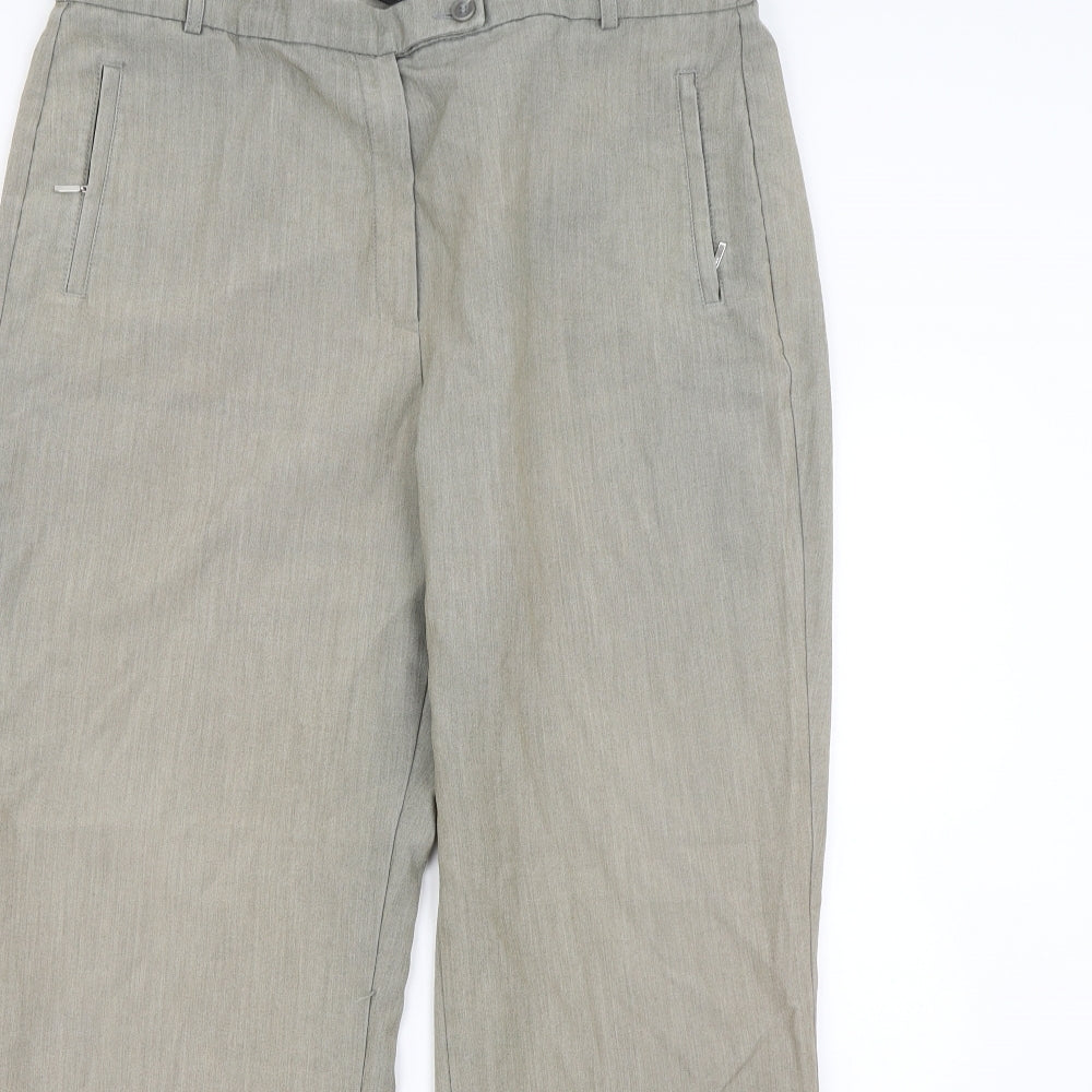 M&s Womens Beige   Dress Pants Trousers Size 16 L30 in