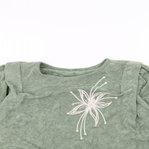 Apollo Womens Green   Pullover Jumper Size S