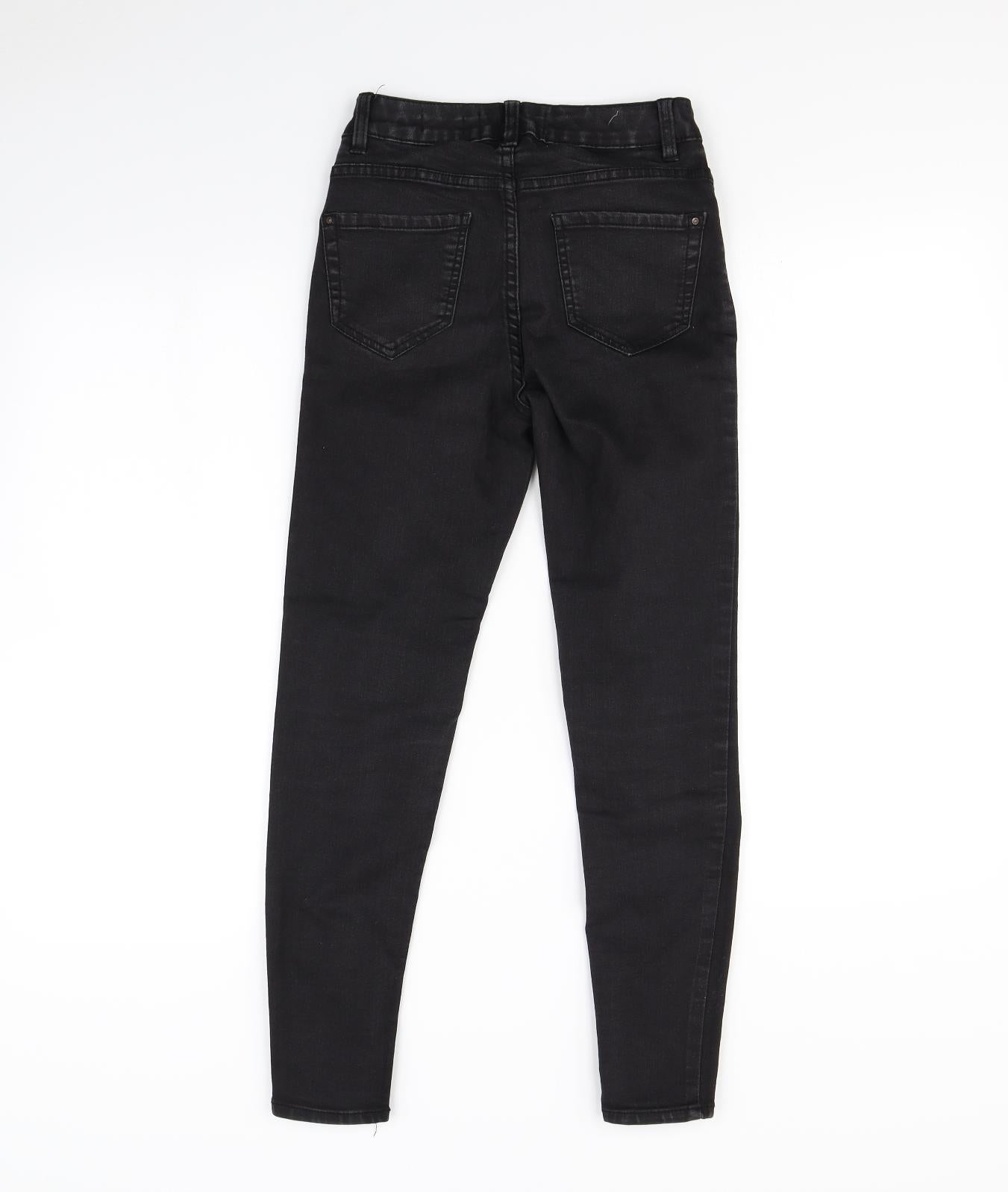New Look Womens Black   Straight Jeans Size 6 L27 in