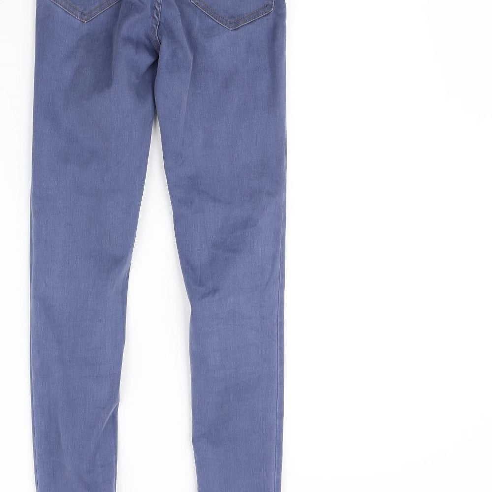 New Look Womens Blue   Straight Jeans Size 6 L27 in