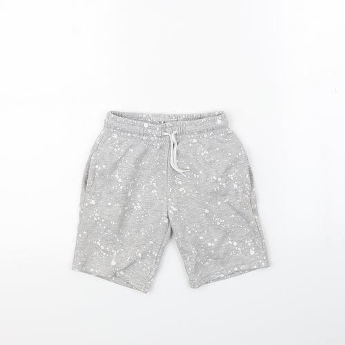 Primark Boys Grey Polka Dot  Sweat Shorts Size 6 Years