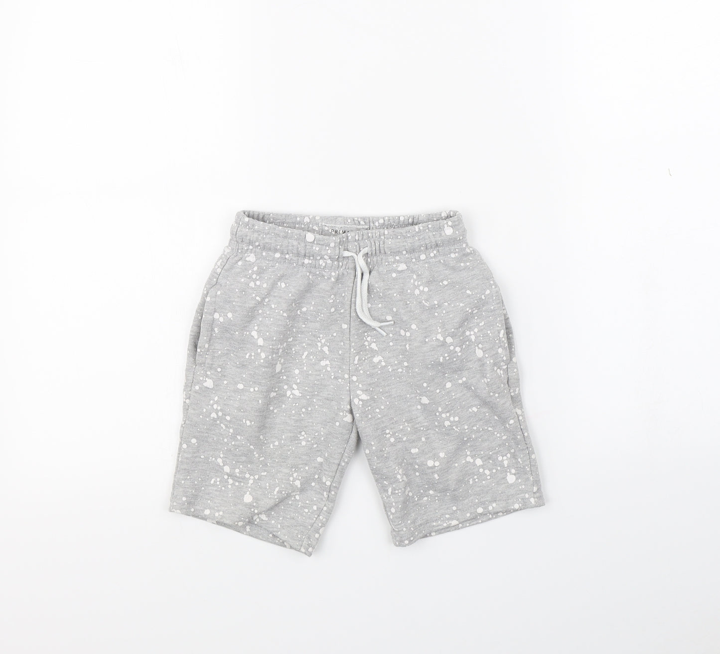 Primark Boys Grey Polka Dot  Sweat Shorts Size 6 Years