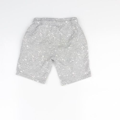 Primark Boys Grey Polka Dot  Sweat Shorts Size 6 Years