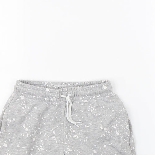 Primark Boys Grey Polka Dot  Sweat Shorts Size 6 Years
