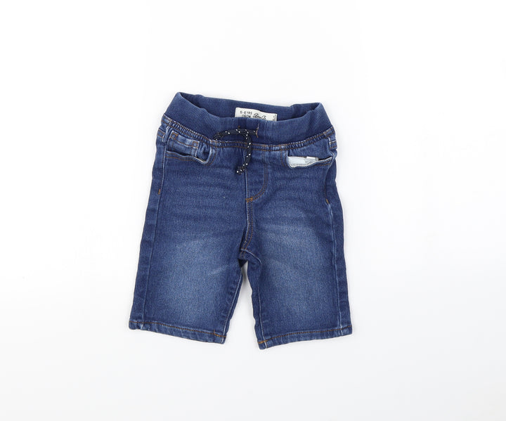 Denim & Co. Boys Blue   Cargo Shorts Size 5 Years