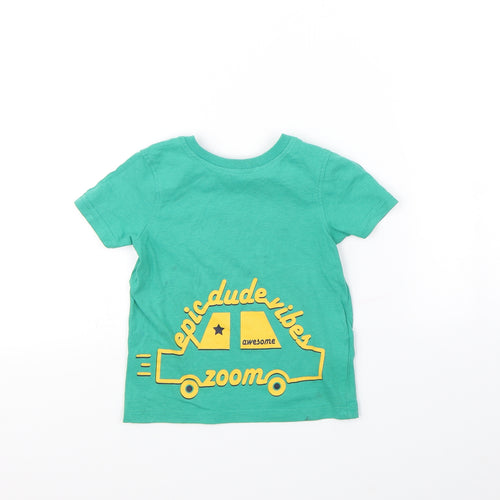 George Boys Green   Basic T-Shirt Size 2 Years